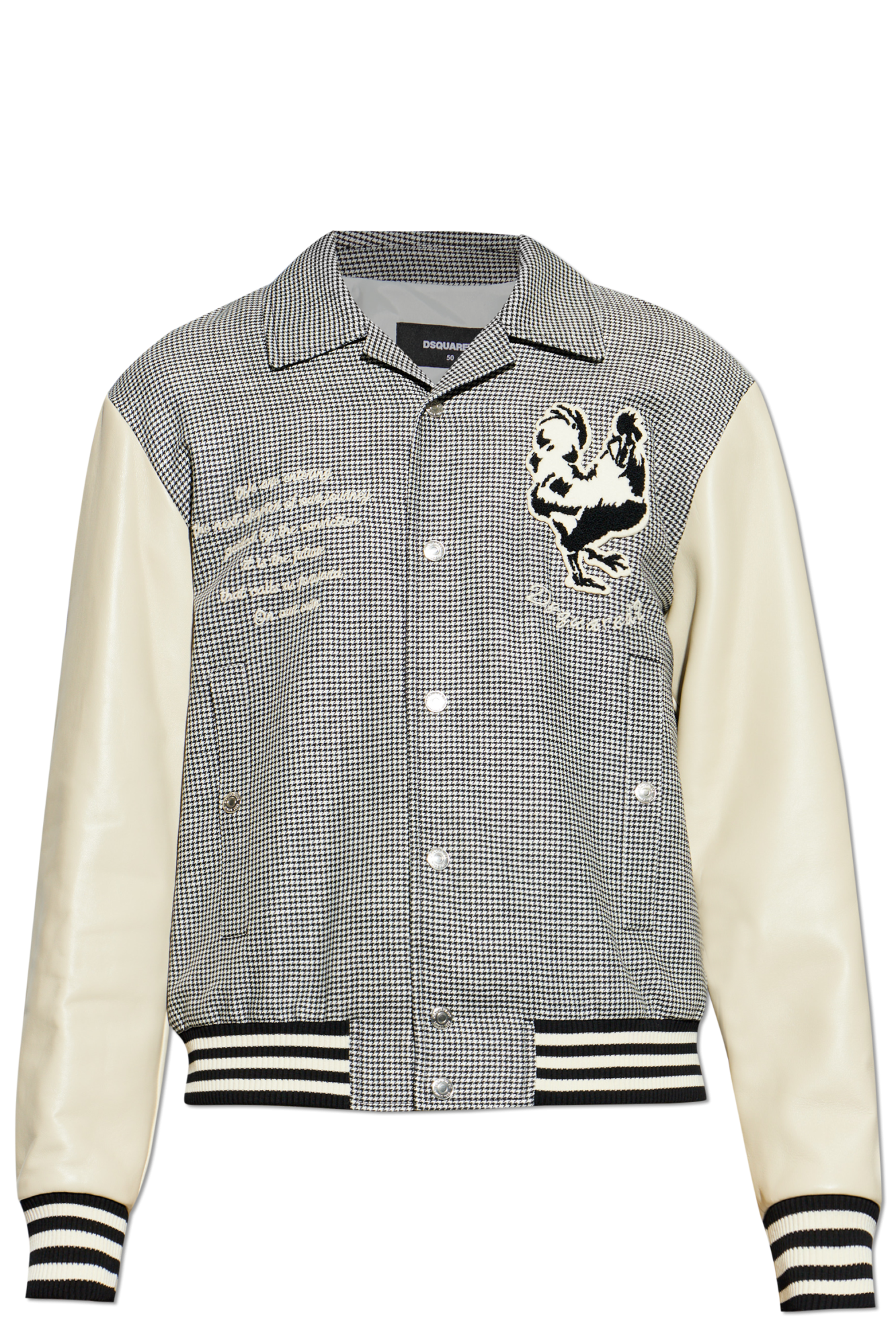 Dsquared2 Jacket with houndstooth pattern | Men's | Vitkac